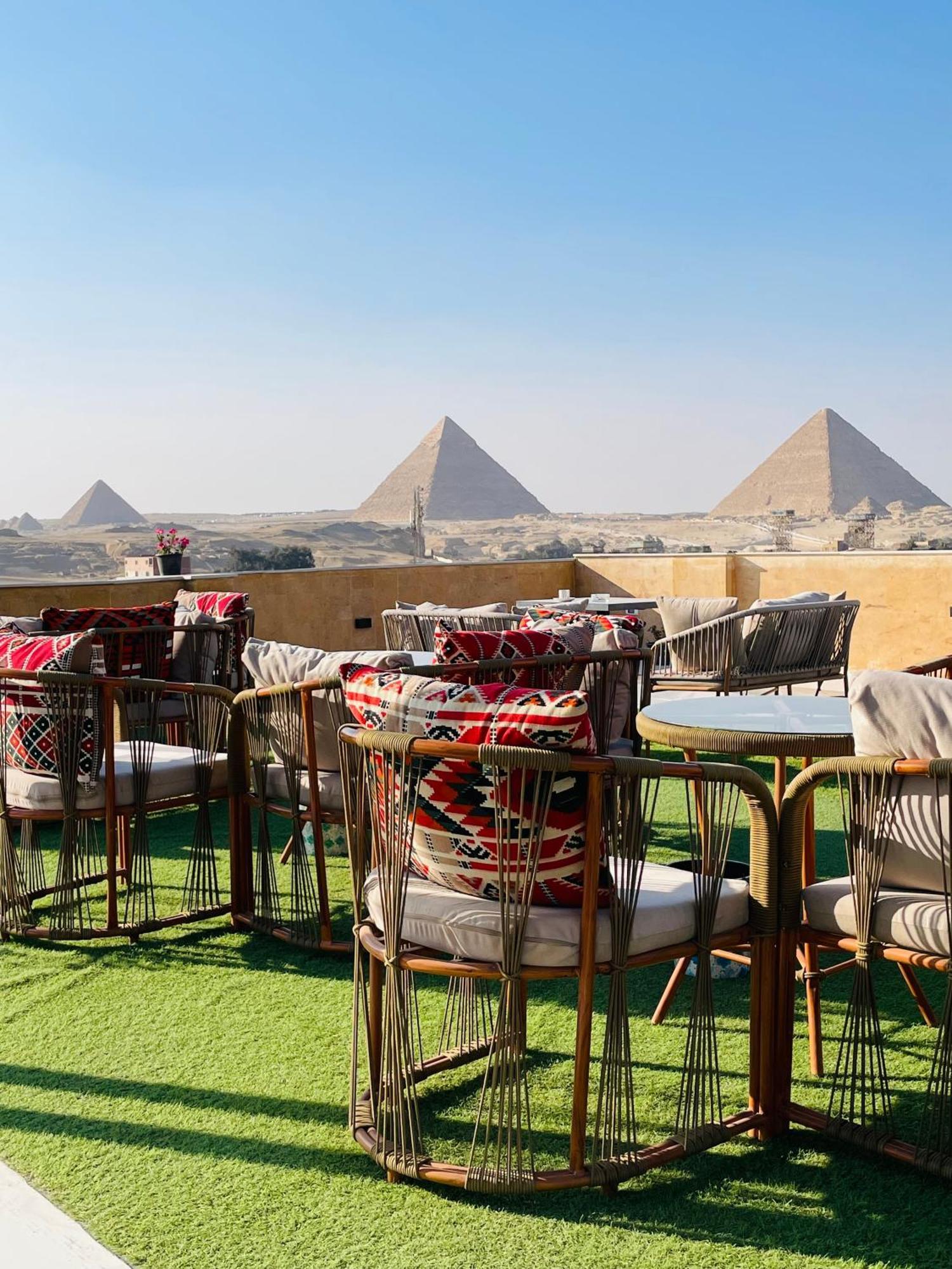 Golden Mask Pyramids Inn Kafrat al Jabal Exterior foto