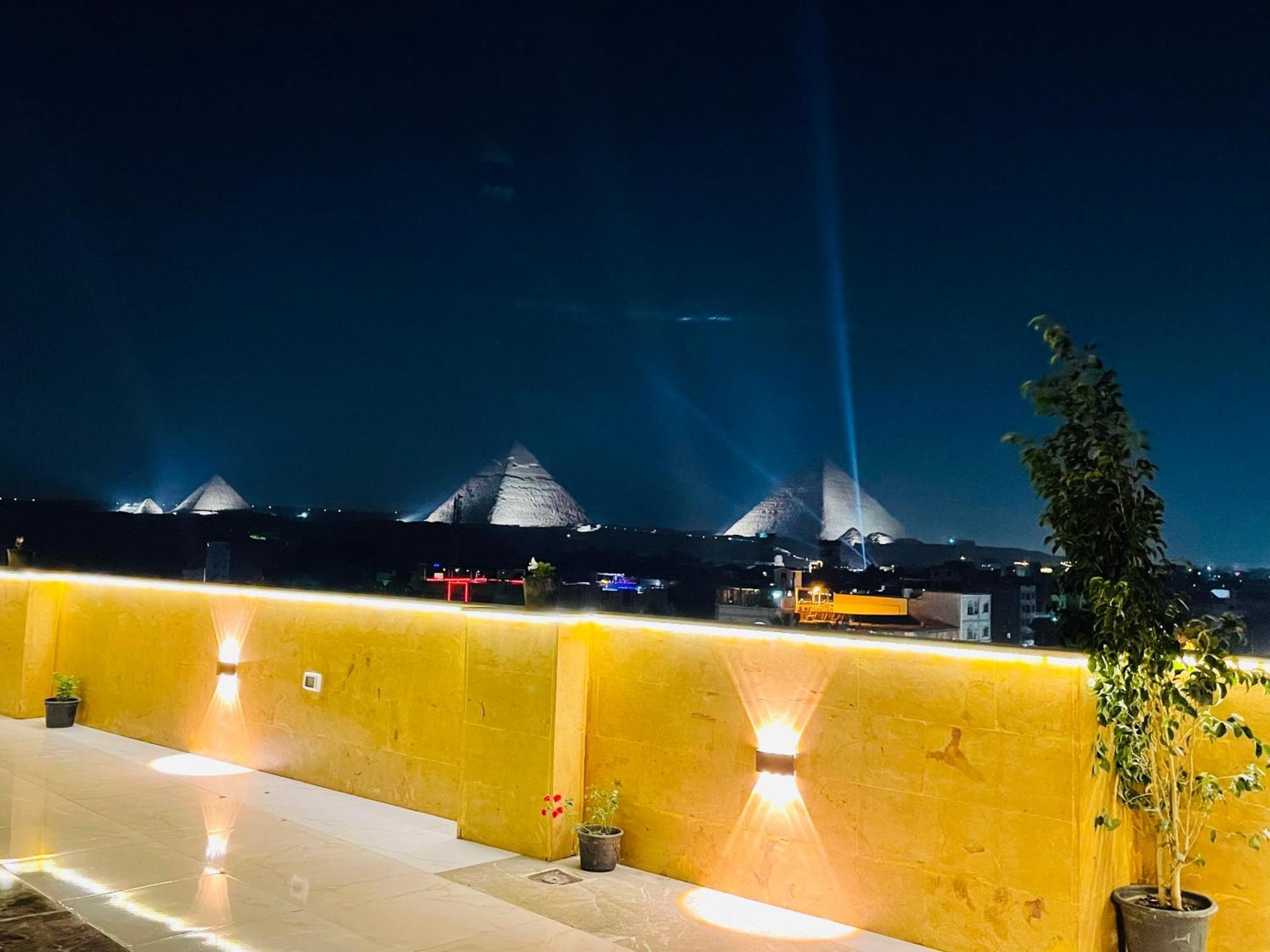 Golden Mask Pyramids Inn Kafrat al Jabal Exterior foto