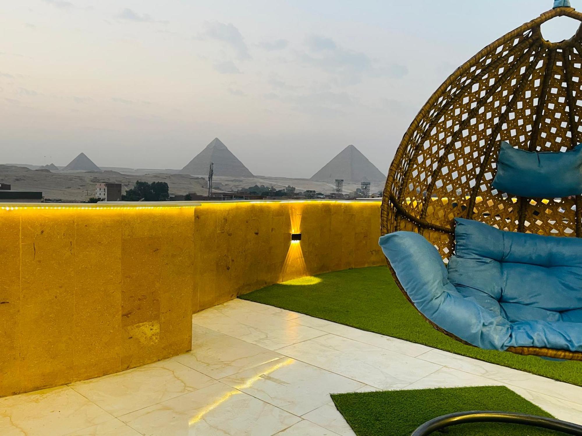 Golden Mask Pyramids Inn Kafrat al Jabal Exterior foto