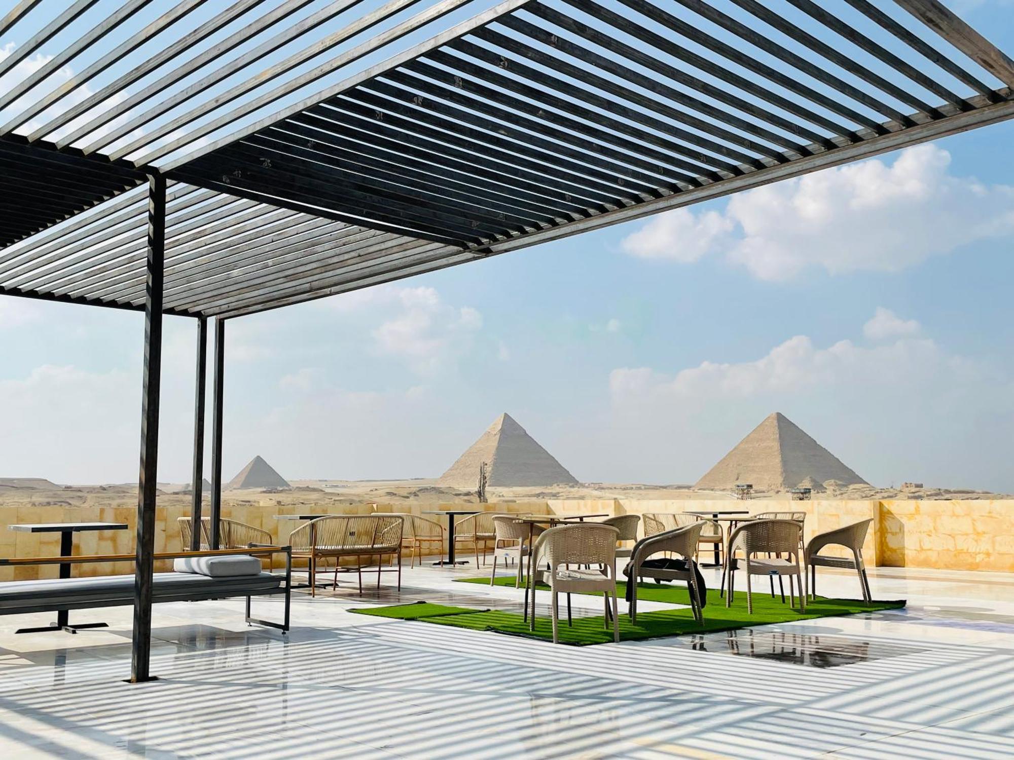 Golden Mask Pyramids Inn Kafrat al Jabal Exterior foto