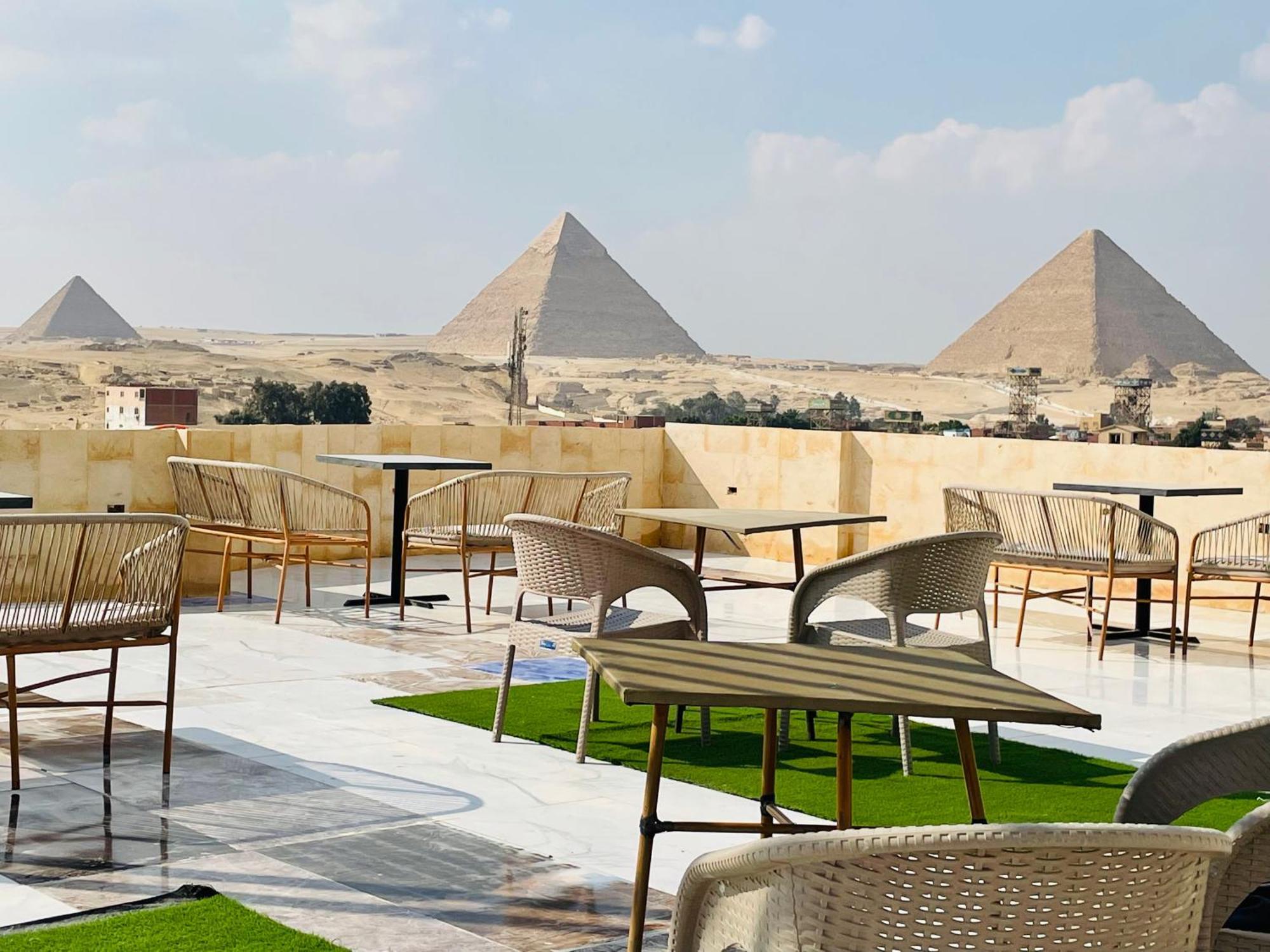 Golden Mask Pyramids Inn Kafrat al Jabal Exterior foto