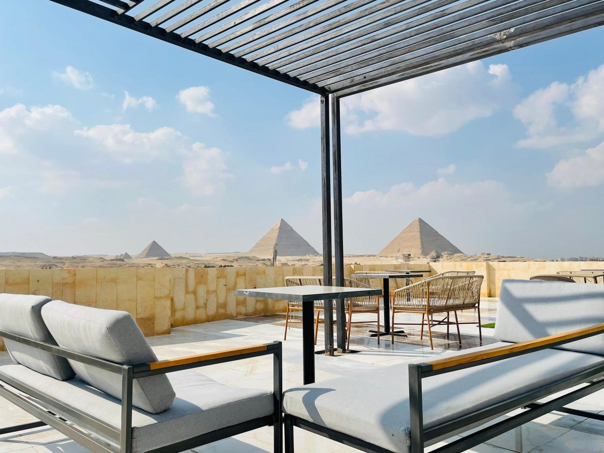 Golden Mask Pyramids Inn Kafrat al Jabal Exterior foto