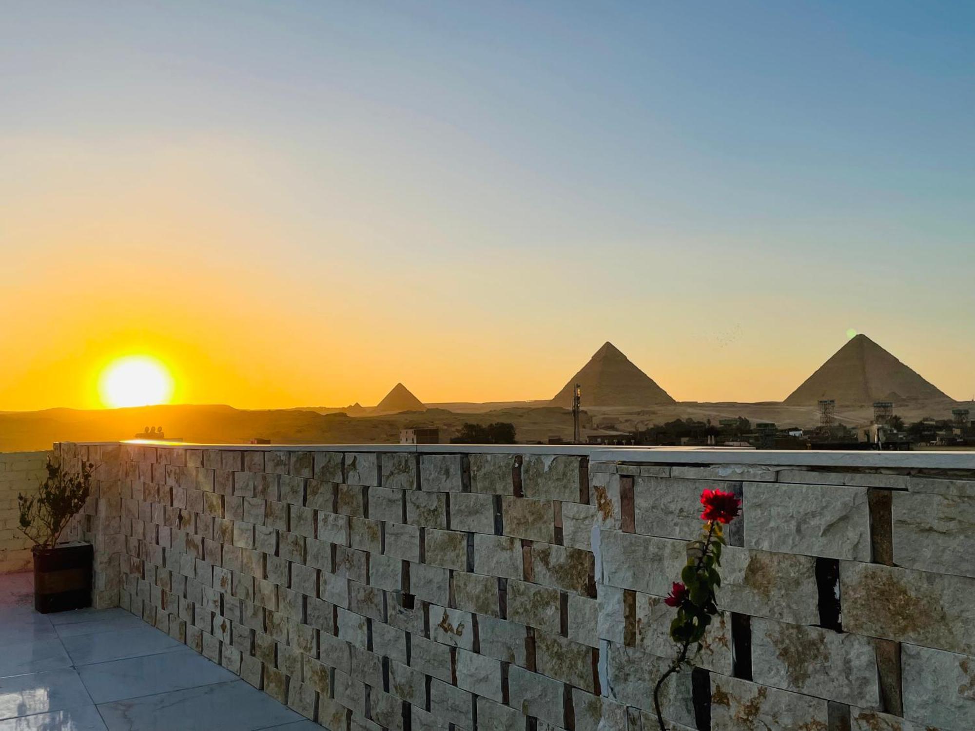 Golden Mask Pyramids Inn Kafrat al Jabal Exterior foto